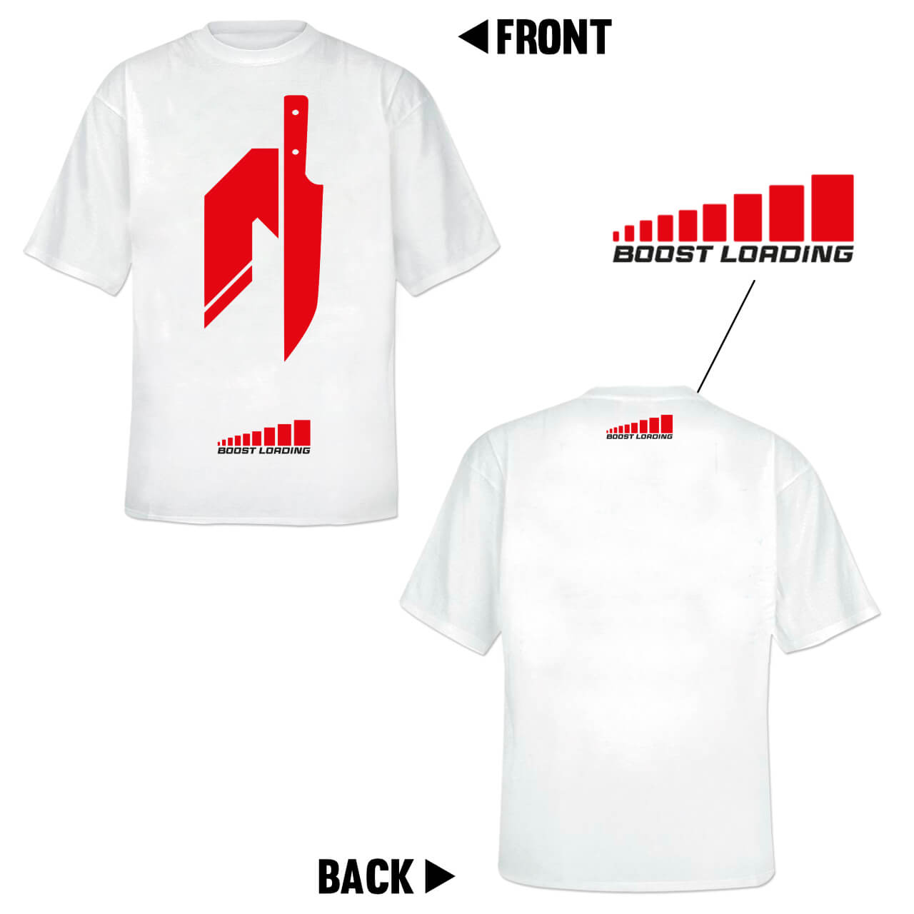 Myng_Boost_Loading_Weiss_Rot_Vorschau_Neu Boost Load T-Shirt (weiss/rot)