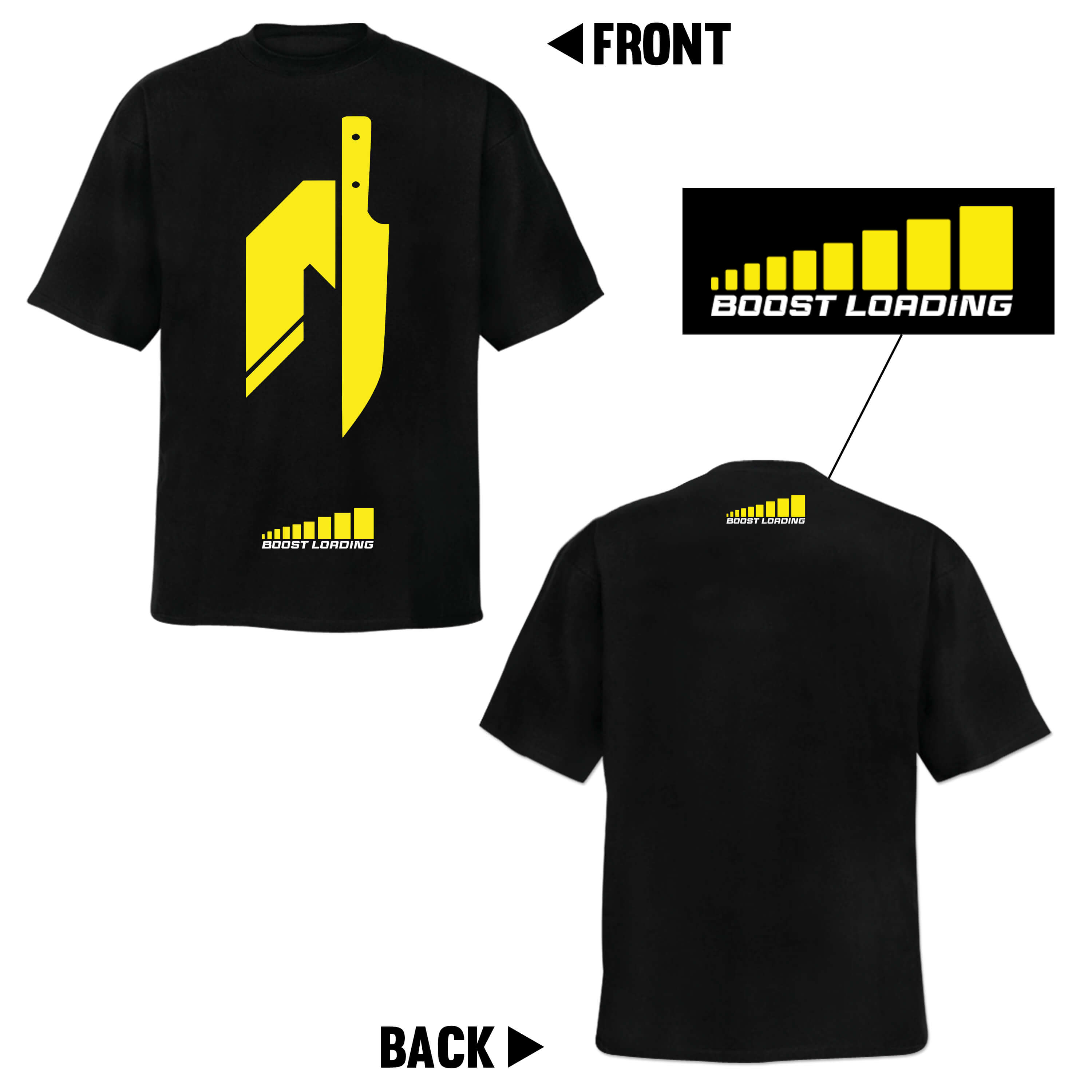 Boost Load T-Shirt (schwarz/gelb)