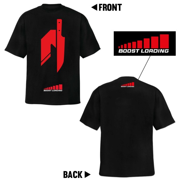 Boost Load T-Shirt (schwarz/rot)