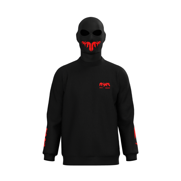 WEAPON X Sweatshirt Set (schwarz/rot)