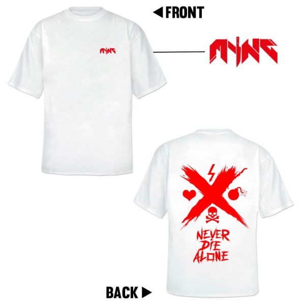 Never Die Alone T-Shirt (weiss)
